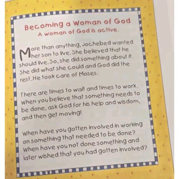 Little Girls Bible Storybook for Mothers and Daughters by Carolyn Larsen, 2006 - Picture 13 of 15